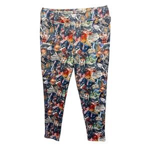Disney Parks Her Universe Juniors 2X Star Wars Collage Leggings Empire Strikes‎
